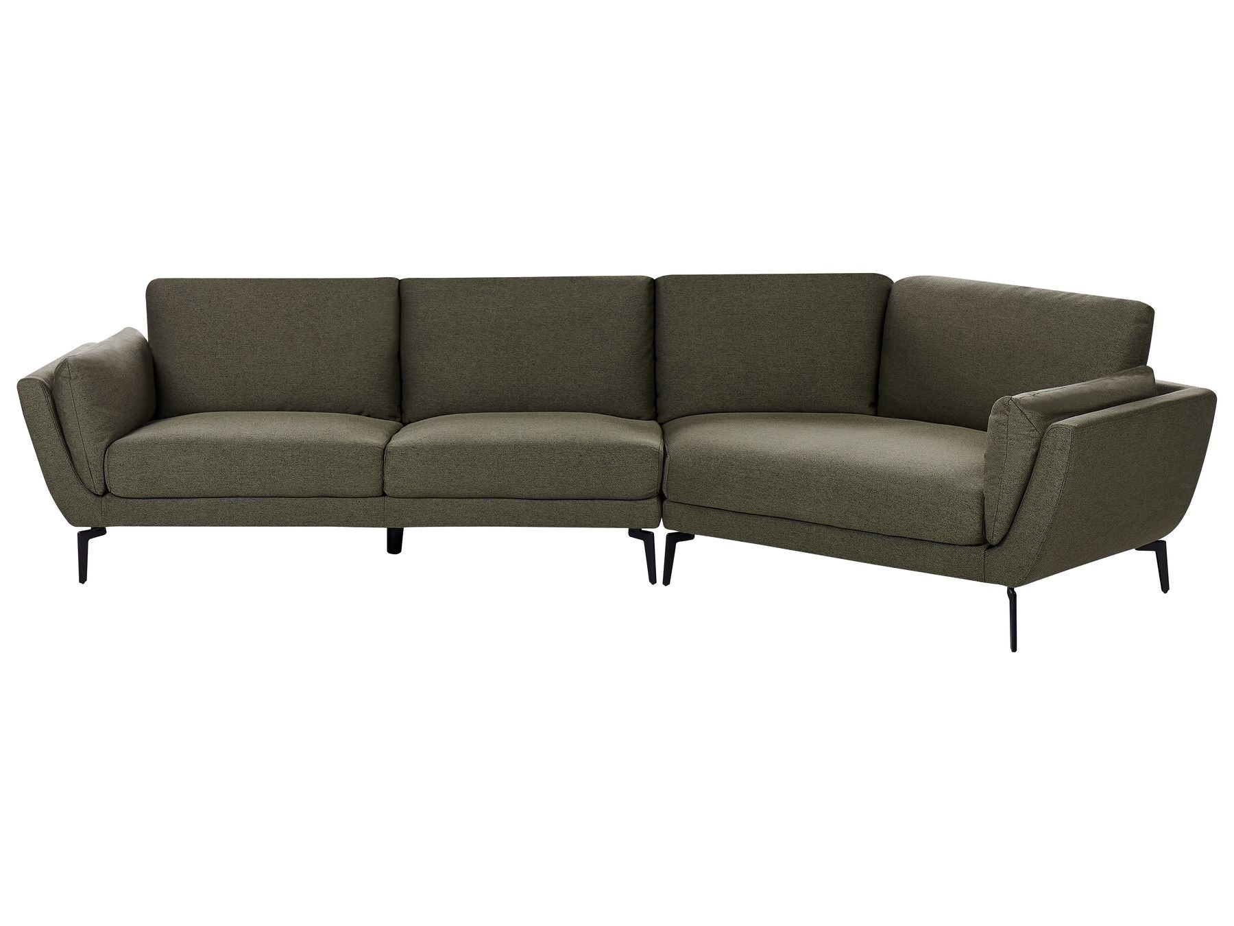 3 Seater Fabric Sofa Green KANSSELI