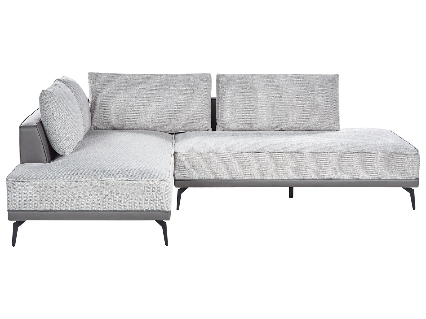 Corner Sofa MYKEN Fabric Light Grey 3 Seater Right Hand