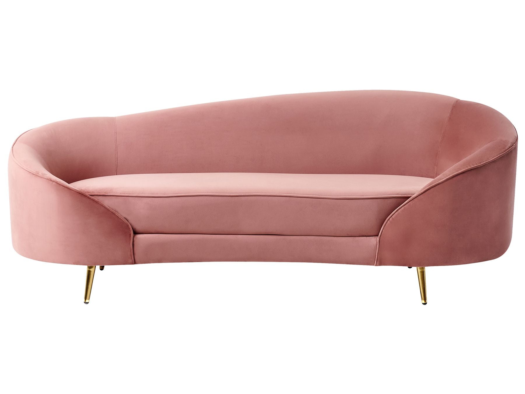 Velvet Sofa Pastel Pink SAVAR