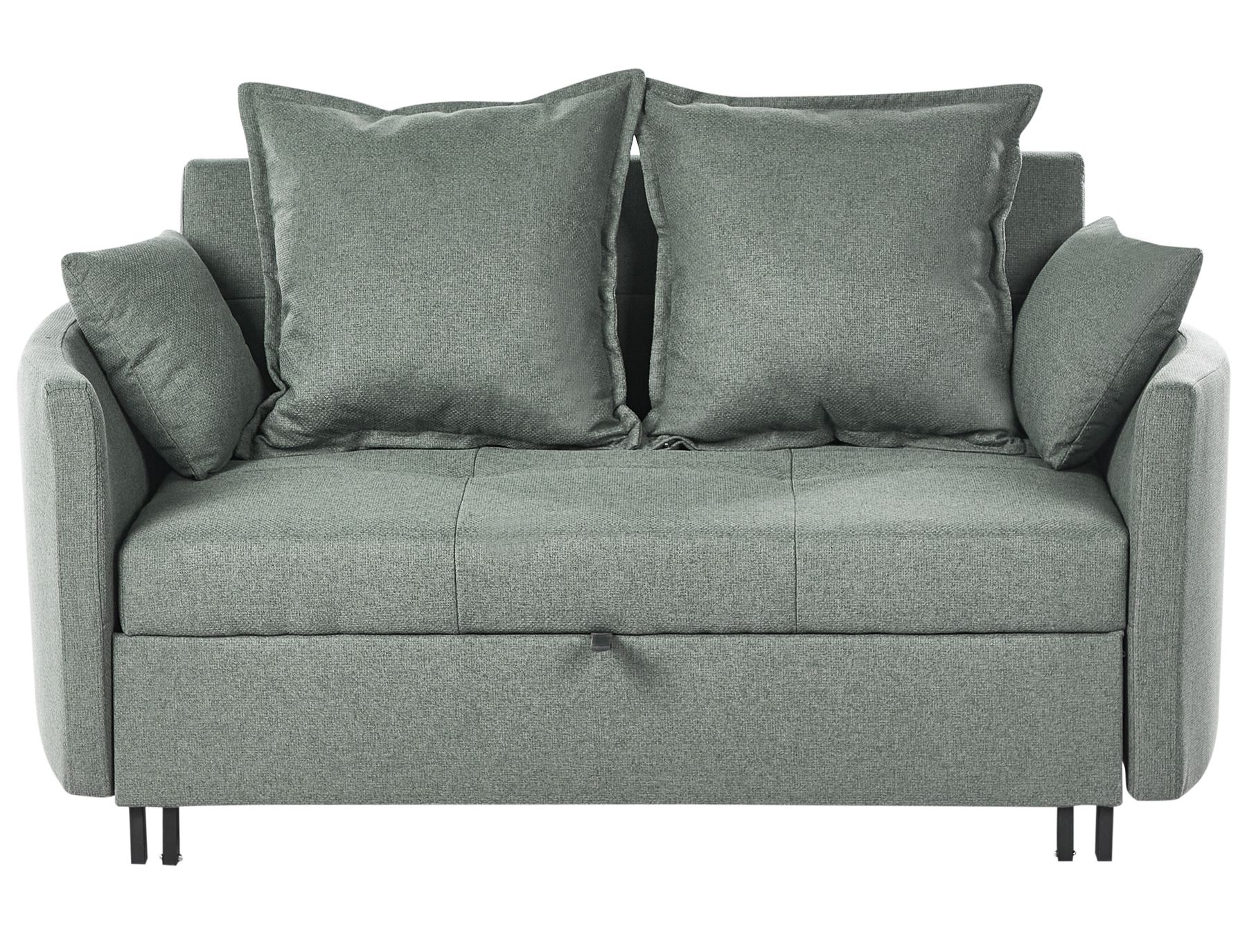 Sofa Bed HOVIN Fabric Green 2 Seater