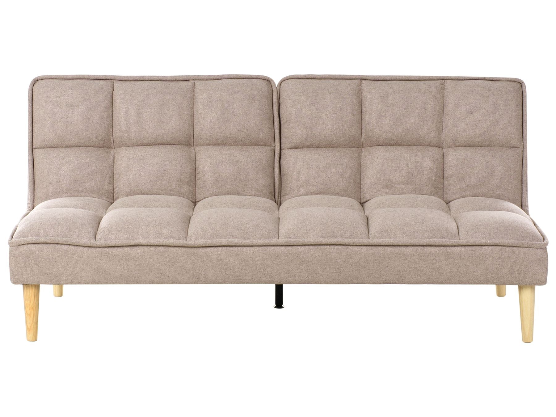 Sofa Bed SILJAN Fabric Light Brown 3 Seater