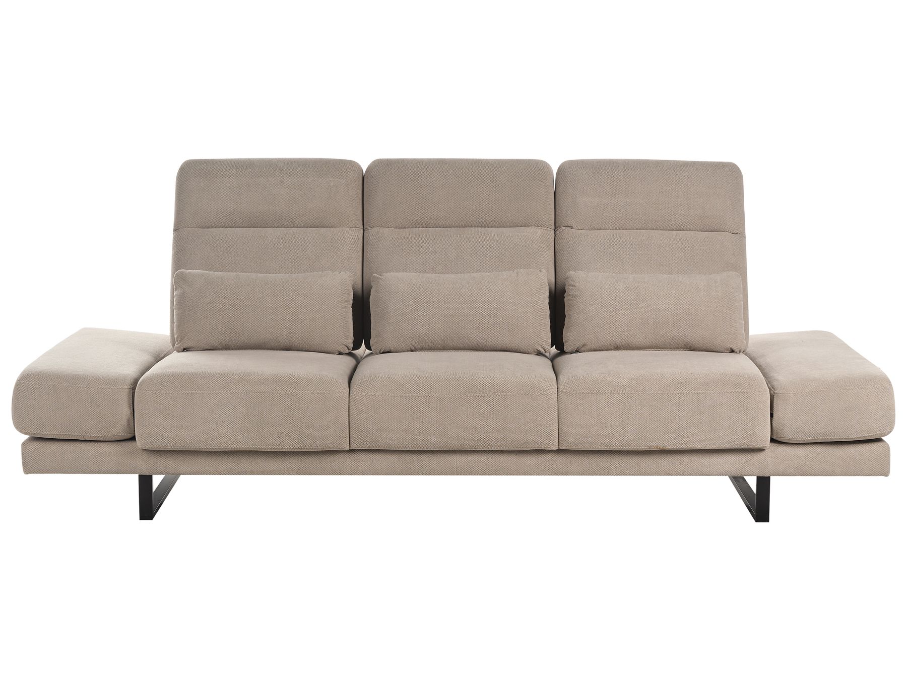 Fabric 3 Seater Sofa Taupe IKAST