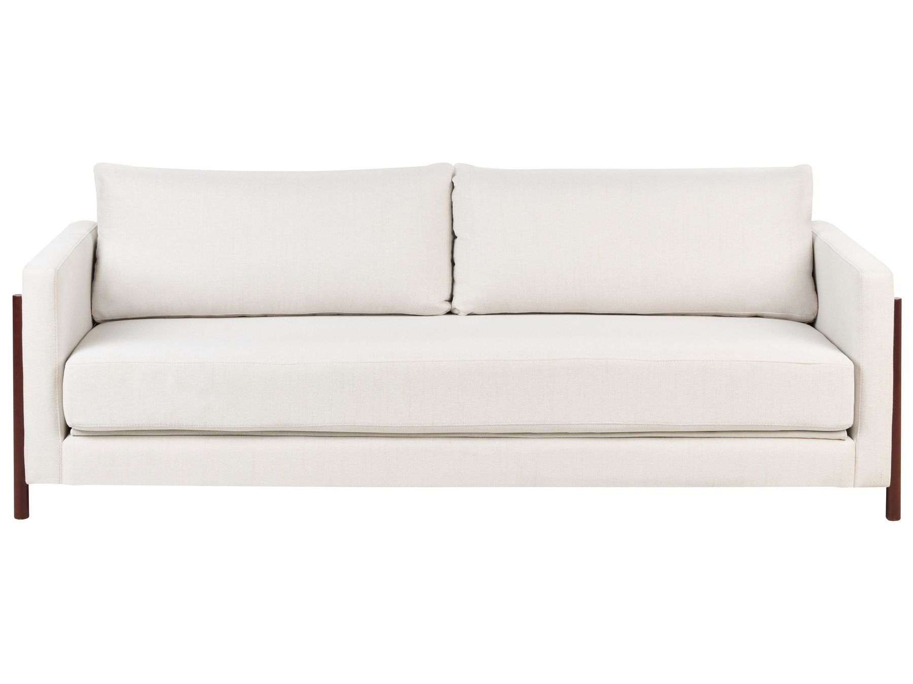 Sofa Bed ORSA Fabric Off-White 3 Seater