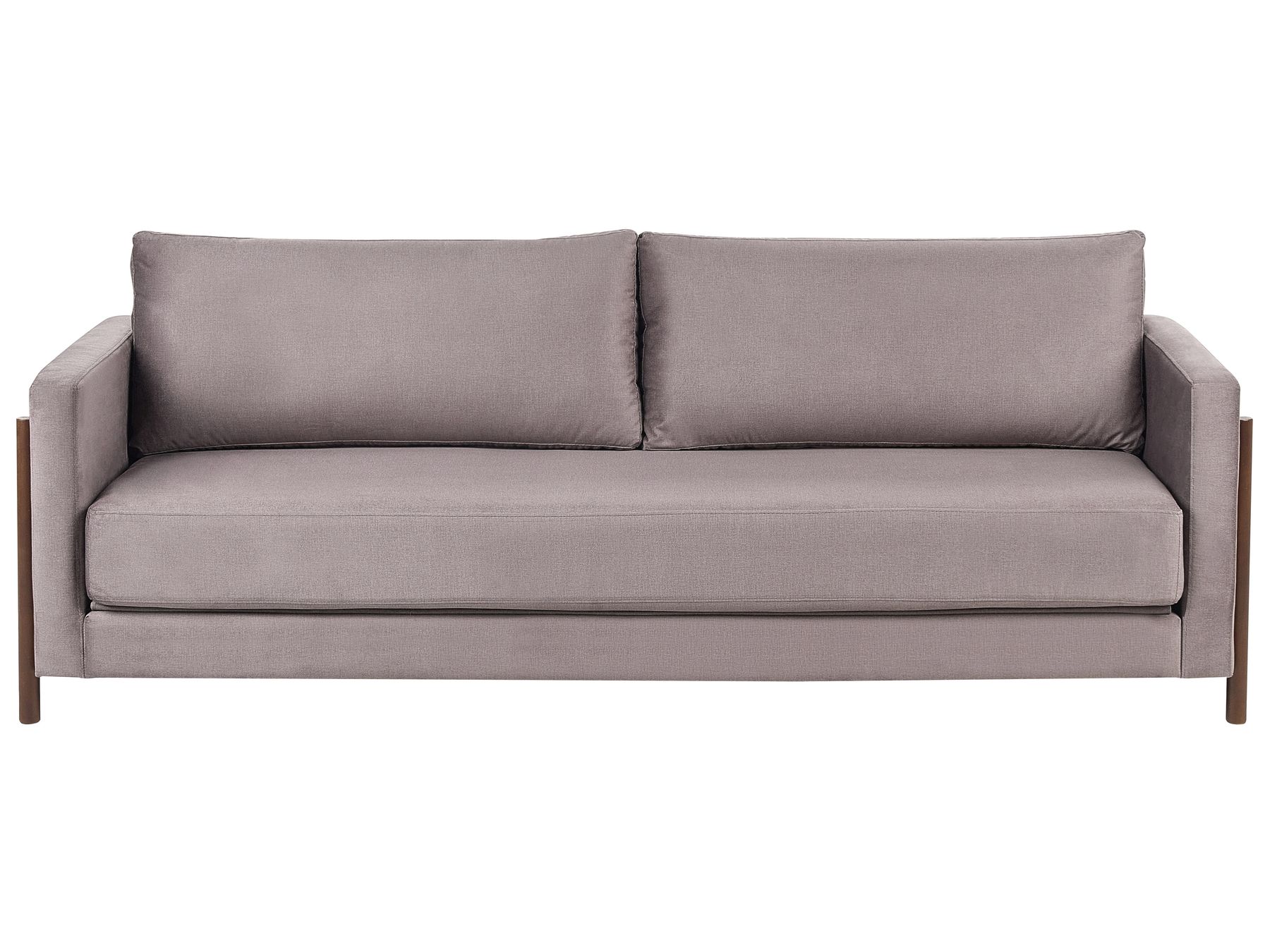 Sofa Bed ORSA Fabric Taupe 3 Seater