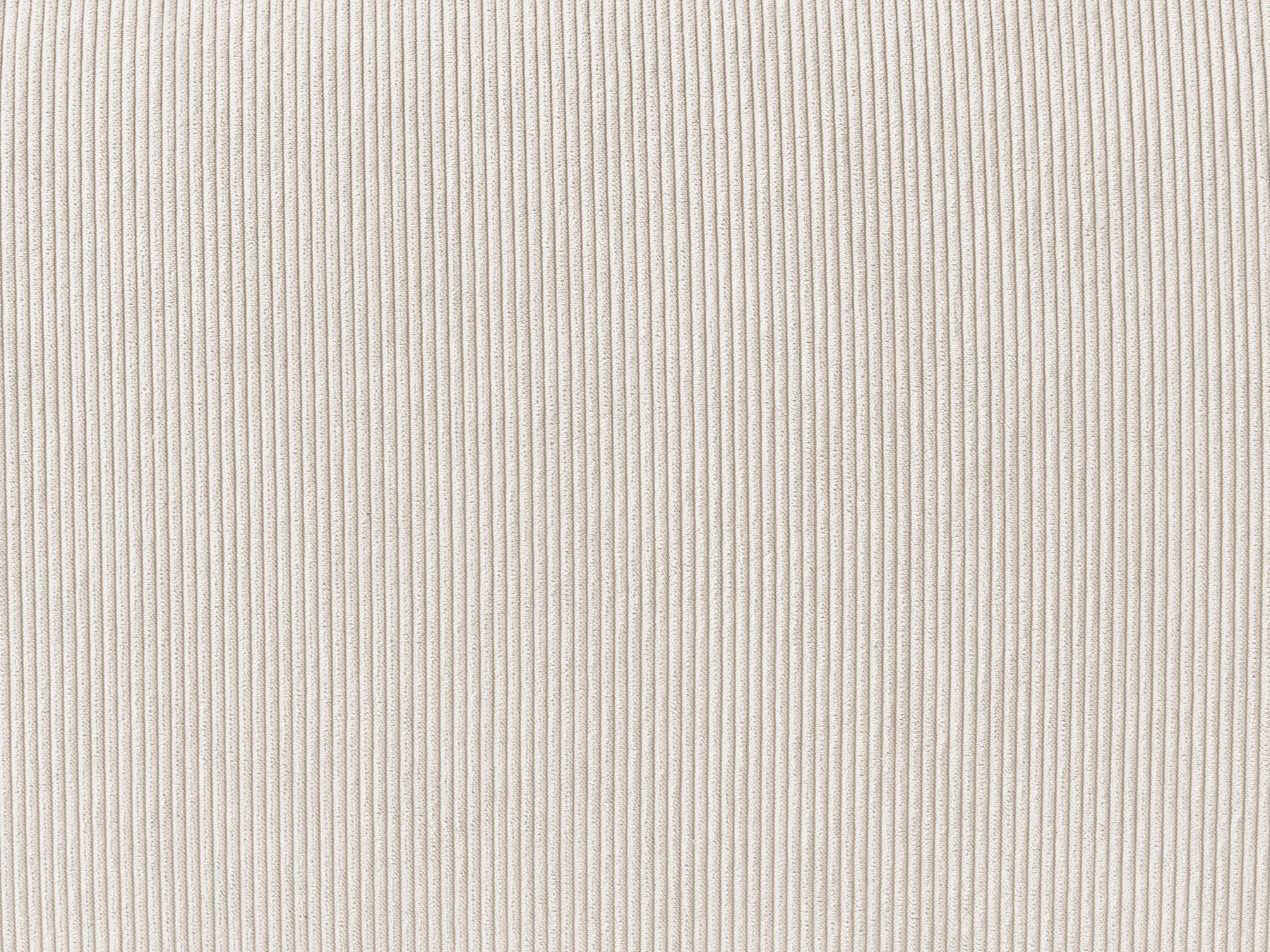 Corner Sofa DOLVA Corduroy Off-White 3 Seater Right Hand