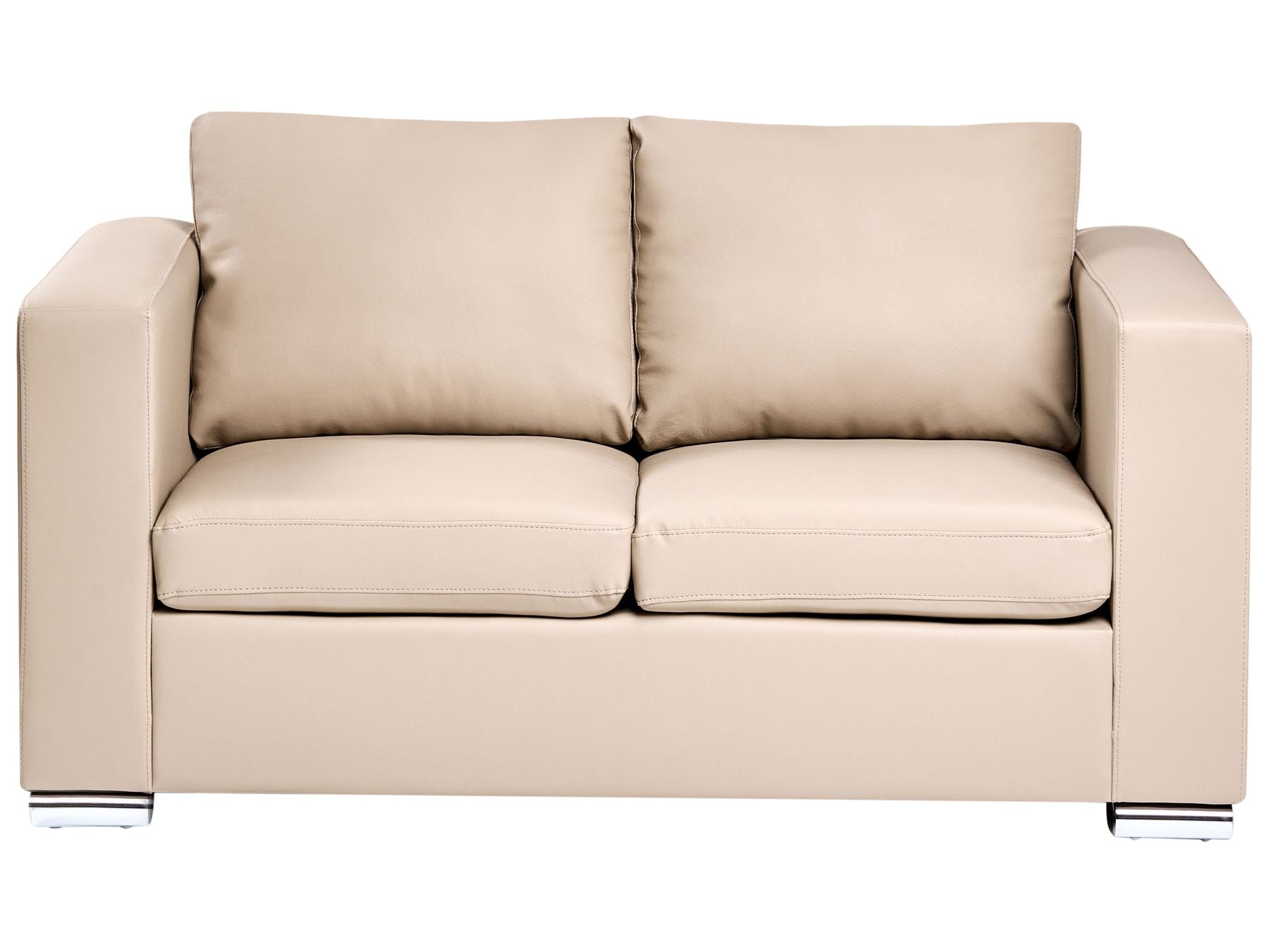 Sofa HELSINKI Leather Beige 2 Seater