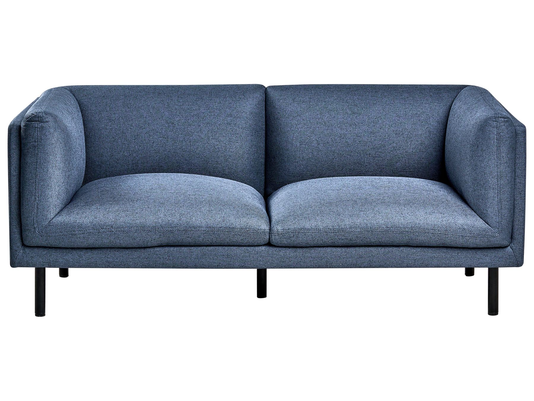 Sofa VORGOD Fabric Dark Blue 2 Seater