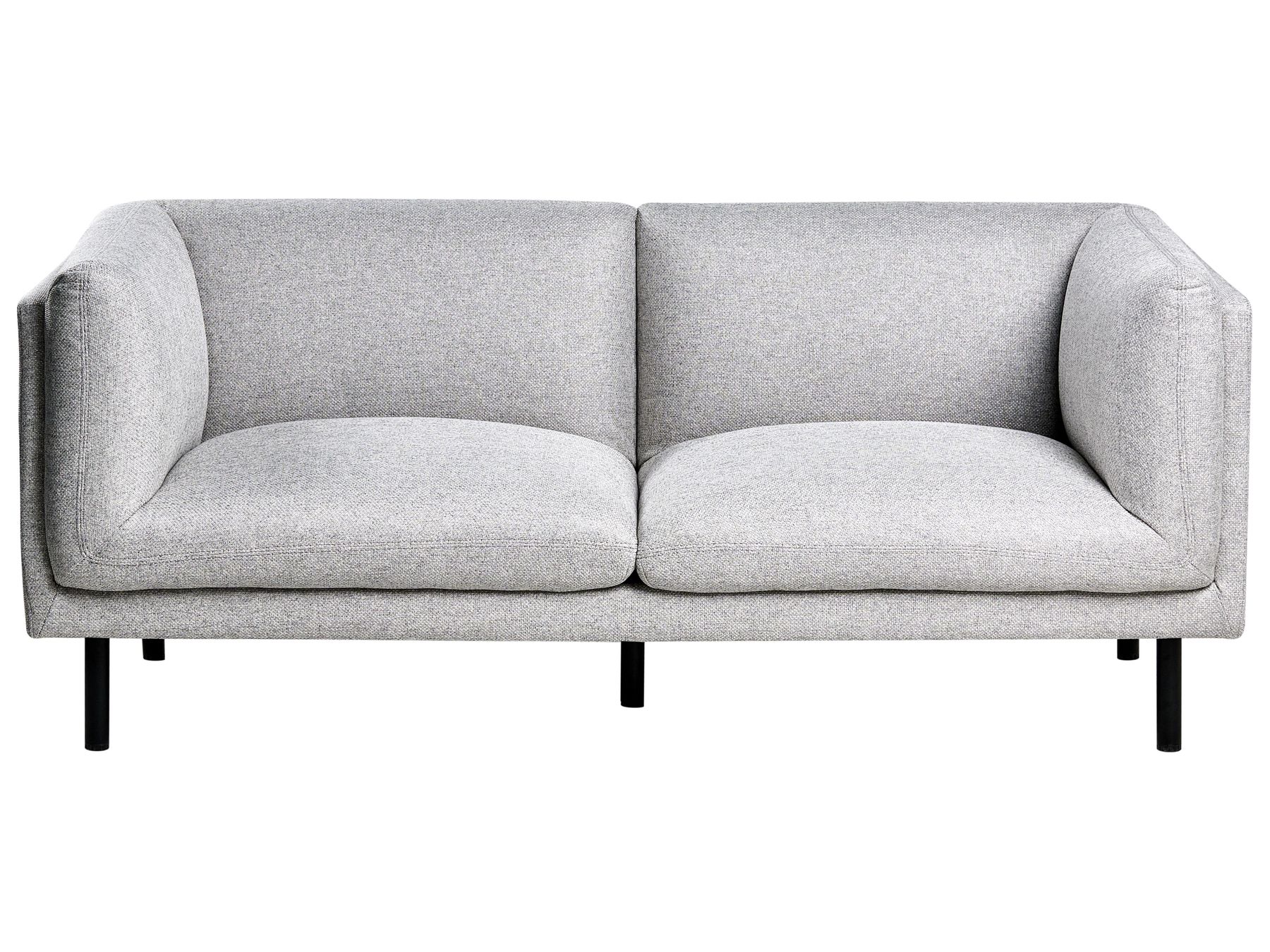 Sofa VORGOD Fabric Light Grey 2 Seater