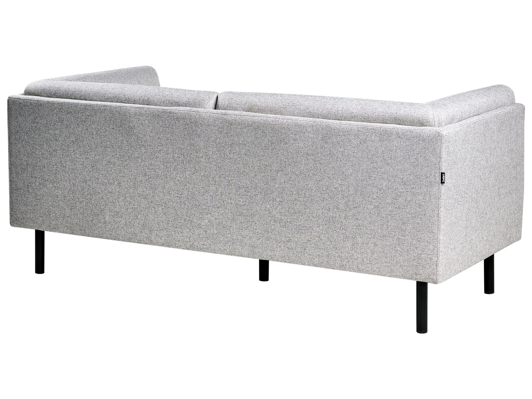 Sofa VORGOD Fabric Light Grey 2 Seater