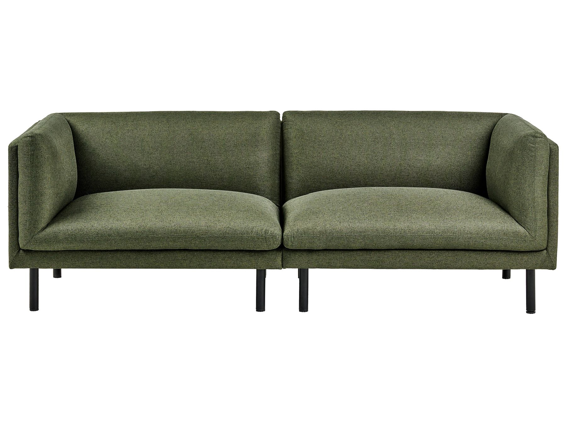 Sofa VORGOD Fabric Dark Green 3 Seater