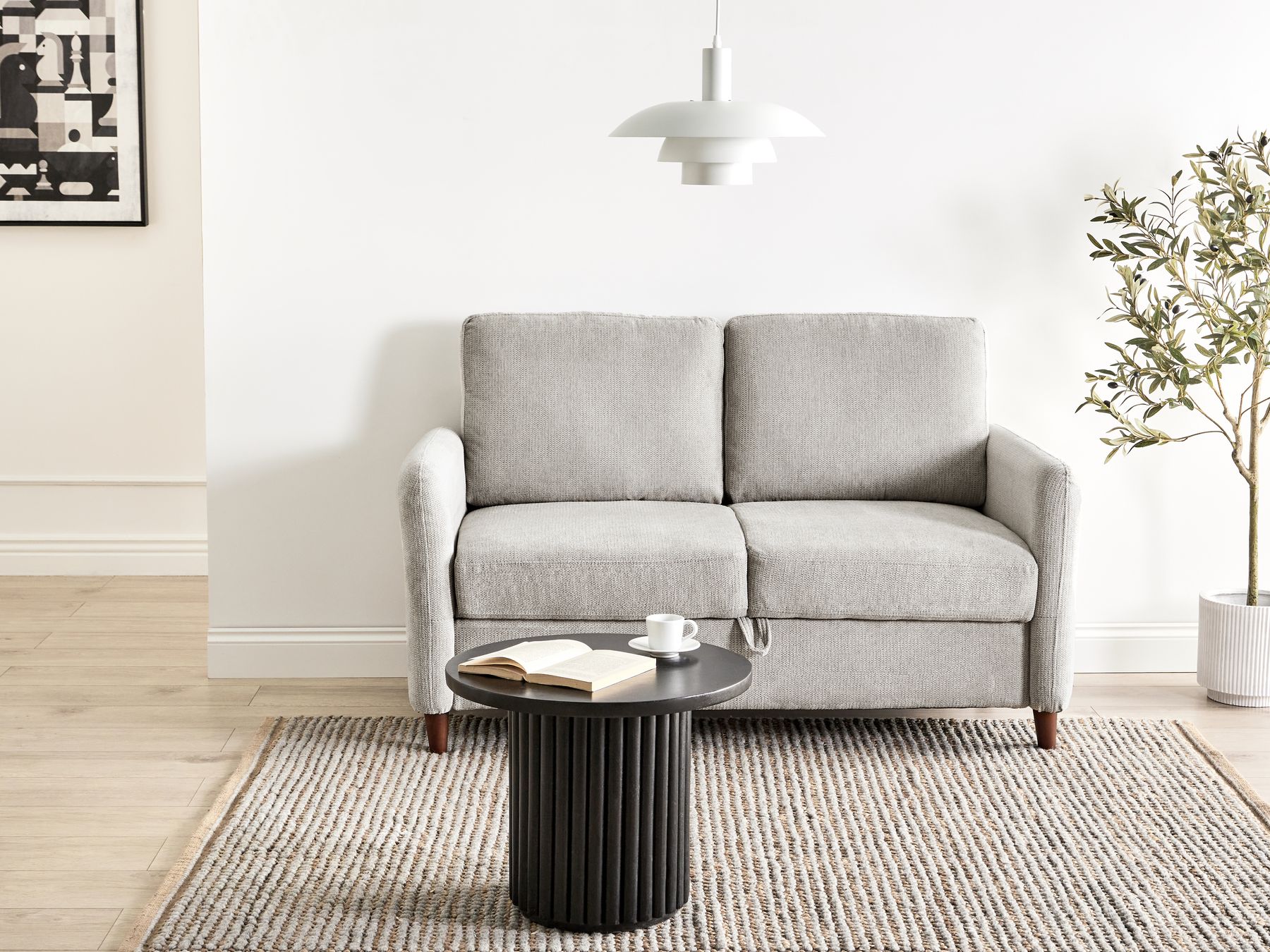 Sofa MARE Fabric Grey 2 Seater