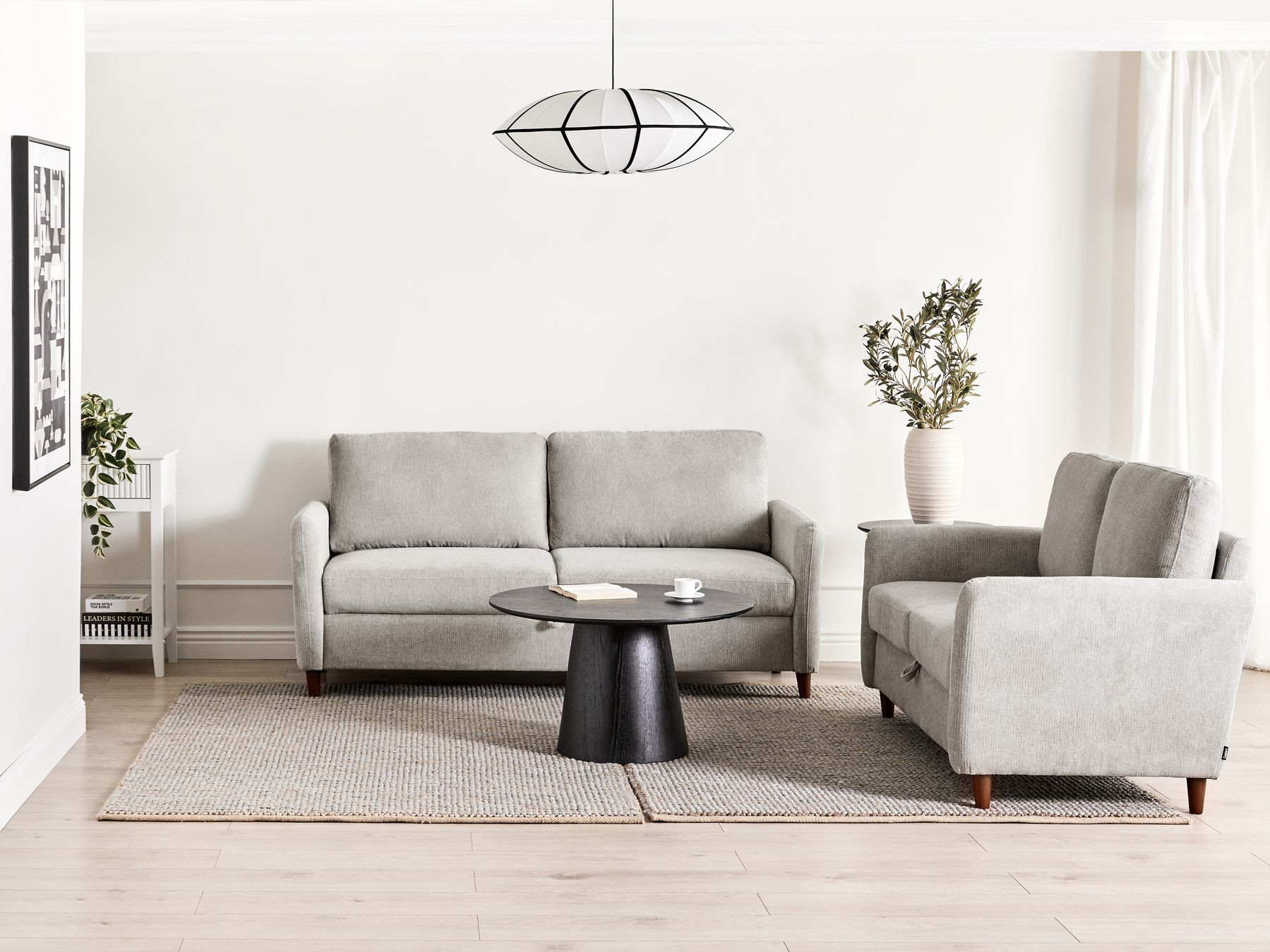 Sofa MARE Fabric Grey 2 Seater