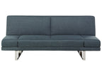 Fabric Sofa Bed Dark Blue YORK