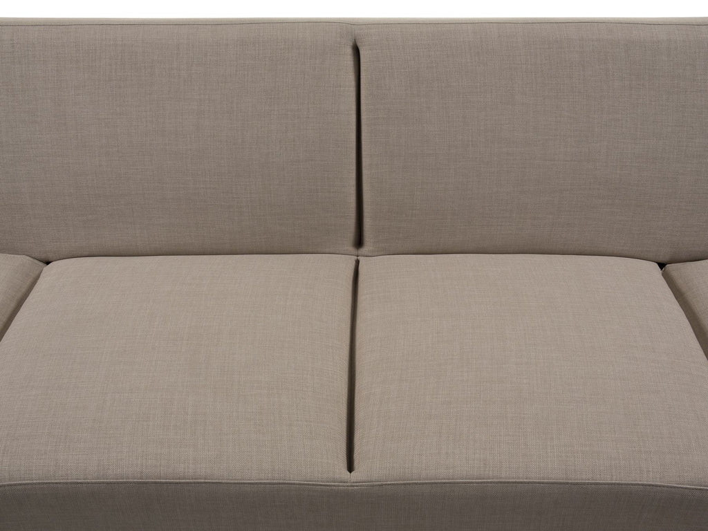 Fabric Sofa Bed Beige YORK