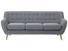 3 Seater Fabric Sofa Grey