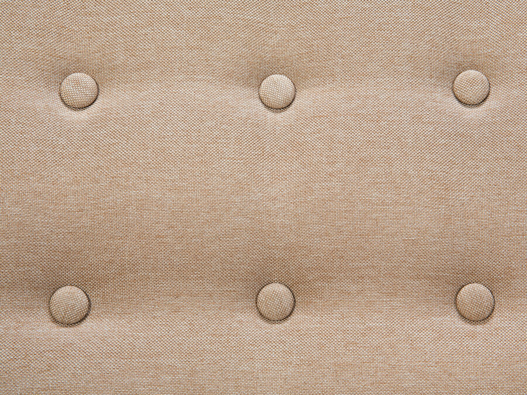 3 Seater Fabric Sofa Beige MOTALA