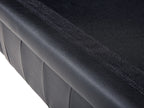 3 Seater Leather Sofa Black CHESTERFIELD