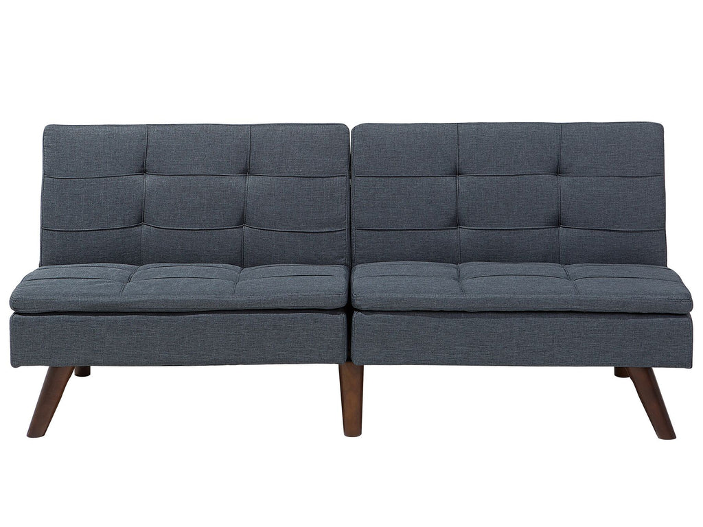 Sofa Bed RONNE Fabric Dark Grey 3 Seater