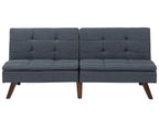 Sofa Bed RONNE Fabric Dark Grey 3 Seater