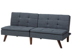 Sofa Bed RONNE Fabric Dark Grey 3 Seater