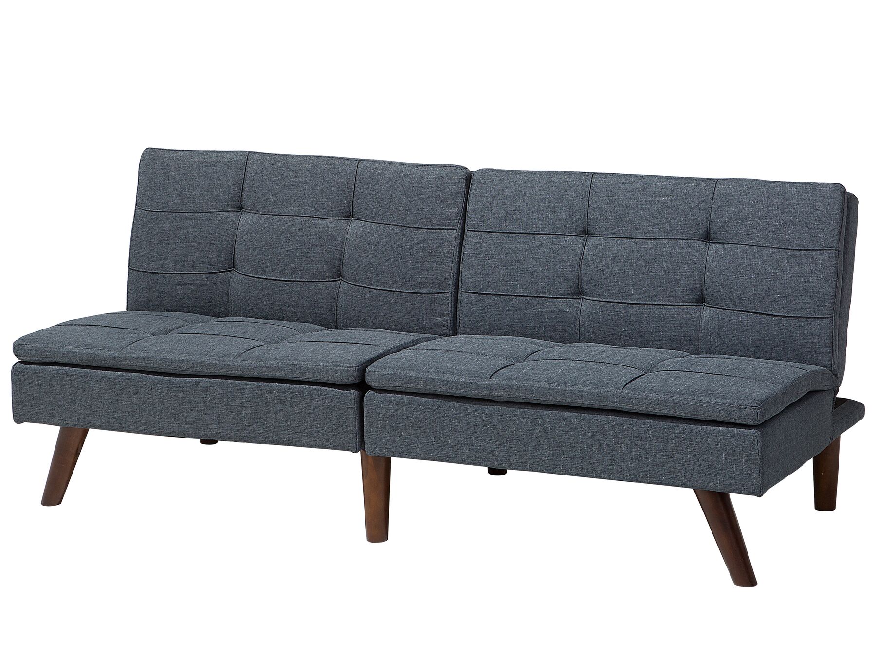 Sofa Bed RONNE Fabric Dark Grey 3 Seater