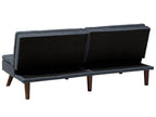 Sofa Bed RONNE Fabric Dark Grey 3 Seater