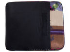 3 Seater Fabric Sofa Patchwork Purple CHESTERFIELD
