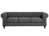 3 Seater Fabric Sofa Grey