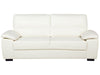 3 Seater Faux Leather Sofa Cream