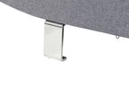 Corner Sofa NORREA Fabric Grey 5 Seater Left Hand