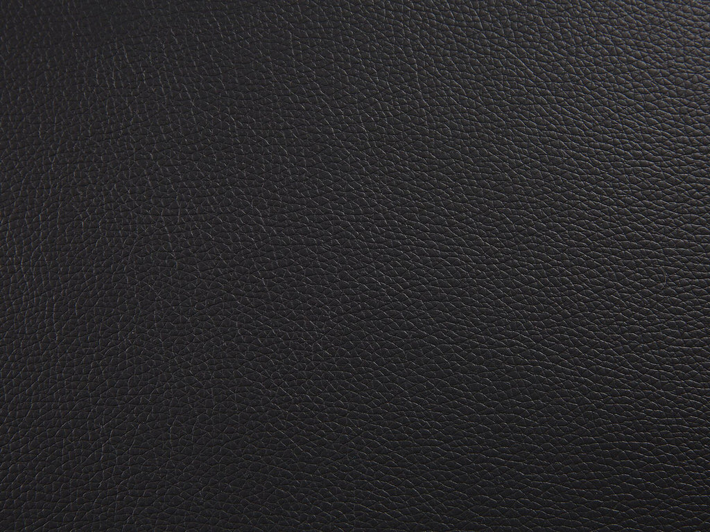 2 Seater Faux Leather Sofa Black LEIRA