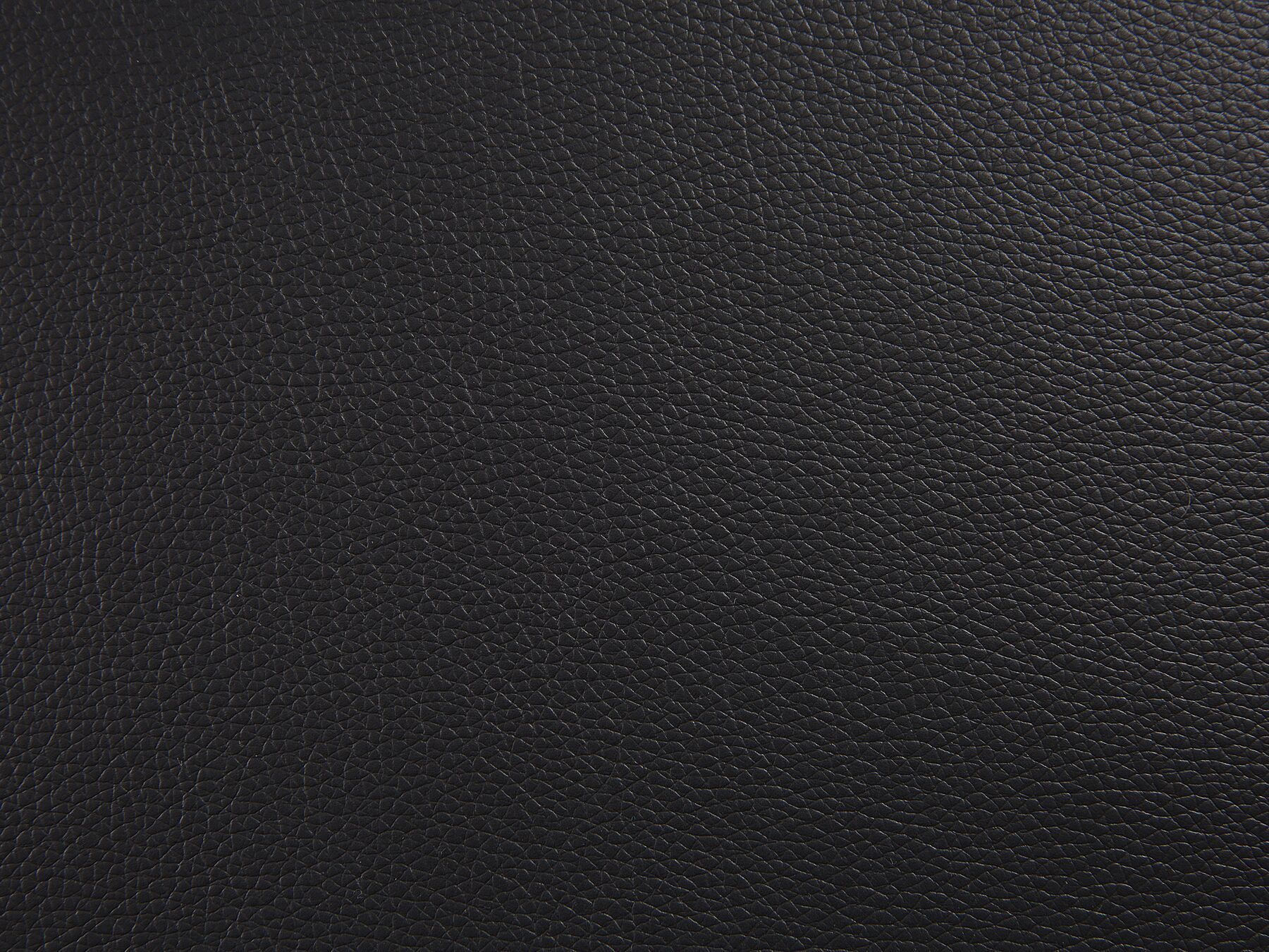 2 Seater Faux Leather Sofa Black LEIRA