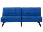 Sofa Bed RONNE Fabric Navy Blue 3 Seater