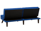 Sofa Bed RONNE Fabric Navy Blue 3 Seater
