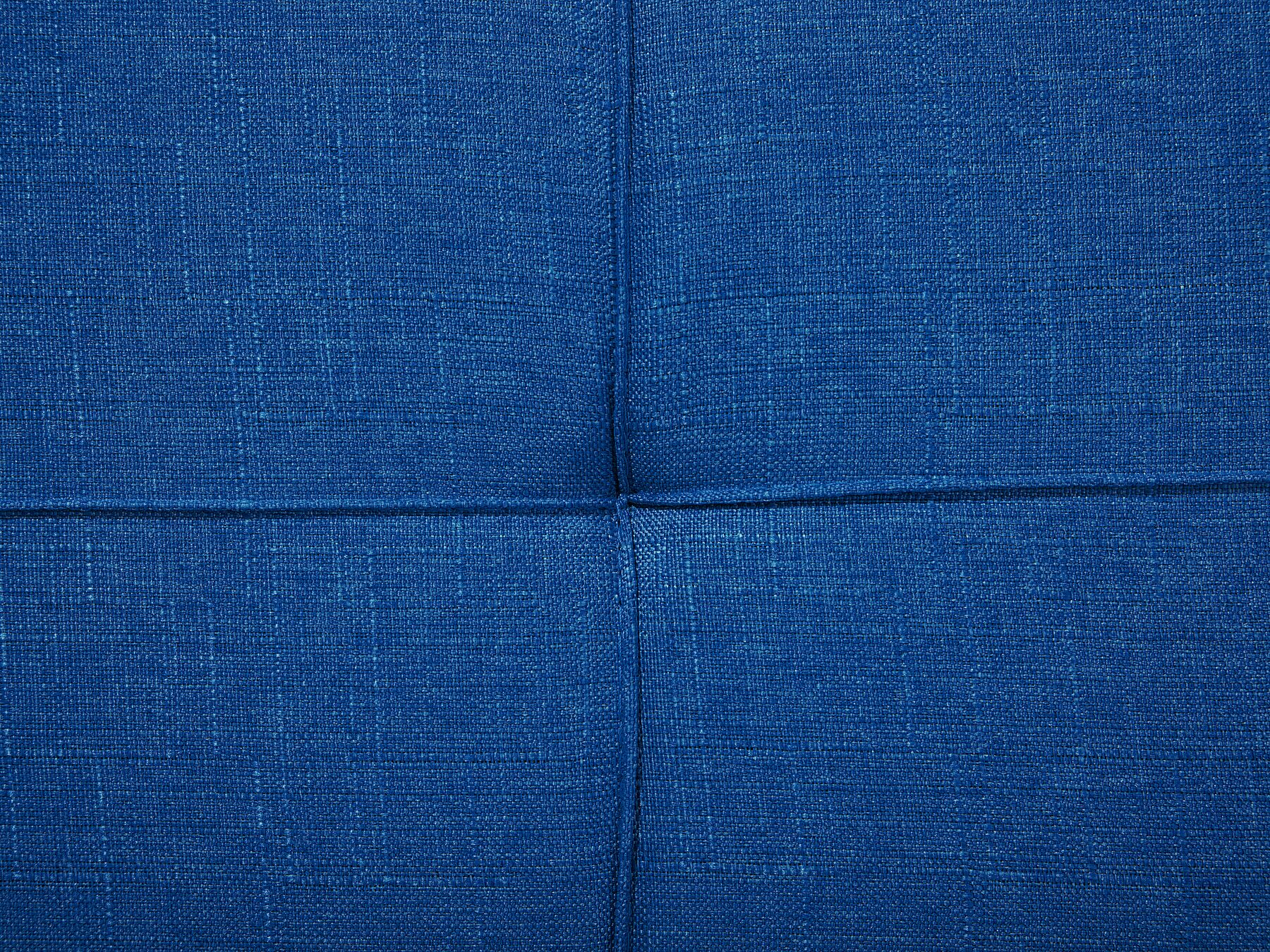 Sofa Bed RONNE Fabric Navy Blue 3 Seater
