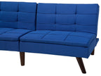 Sofa Bed RONNE Fabric Navy Blue 3 Seater