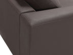 Corner Sofa OSLO Leather Brown 4 Seater Right Hand