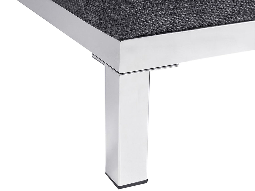 Corner Sofa OSLO Fabric Dark Grey 4 Seater Left Hand