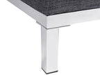 Corner Sofa OSLO Fabric Dark Grey 4 Seater Left Hand