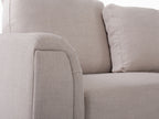Corner Sofa OSLO Fabric Beige 4 Seater Left Hand