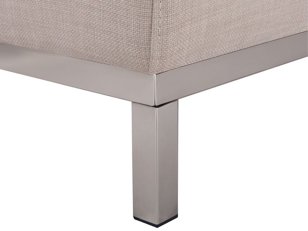 Corner Sofa OSLO Fabric Beige 4 Seater Left Hand