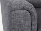 Corner Sofa OSLO Fabric Dark Grey 4 Seater Right Hand