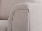 Corner Sofa OSLO Fabric Light Beige 4 Seater Right Hand