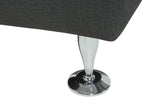 7 Seater Curved Fabric Modular Sofa Grey ROTUNDE