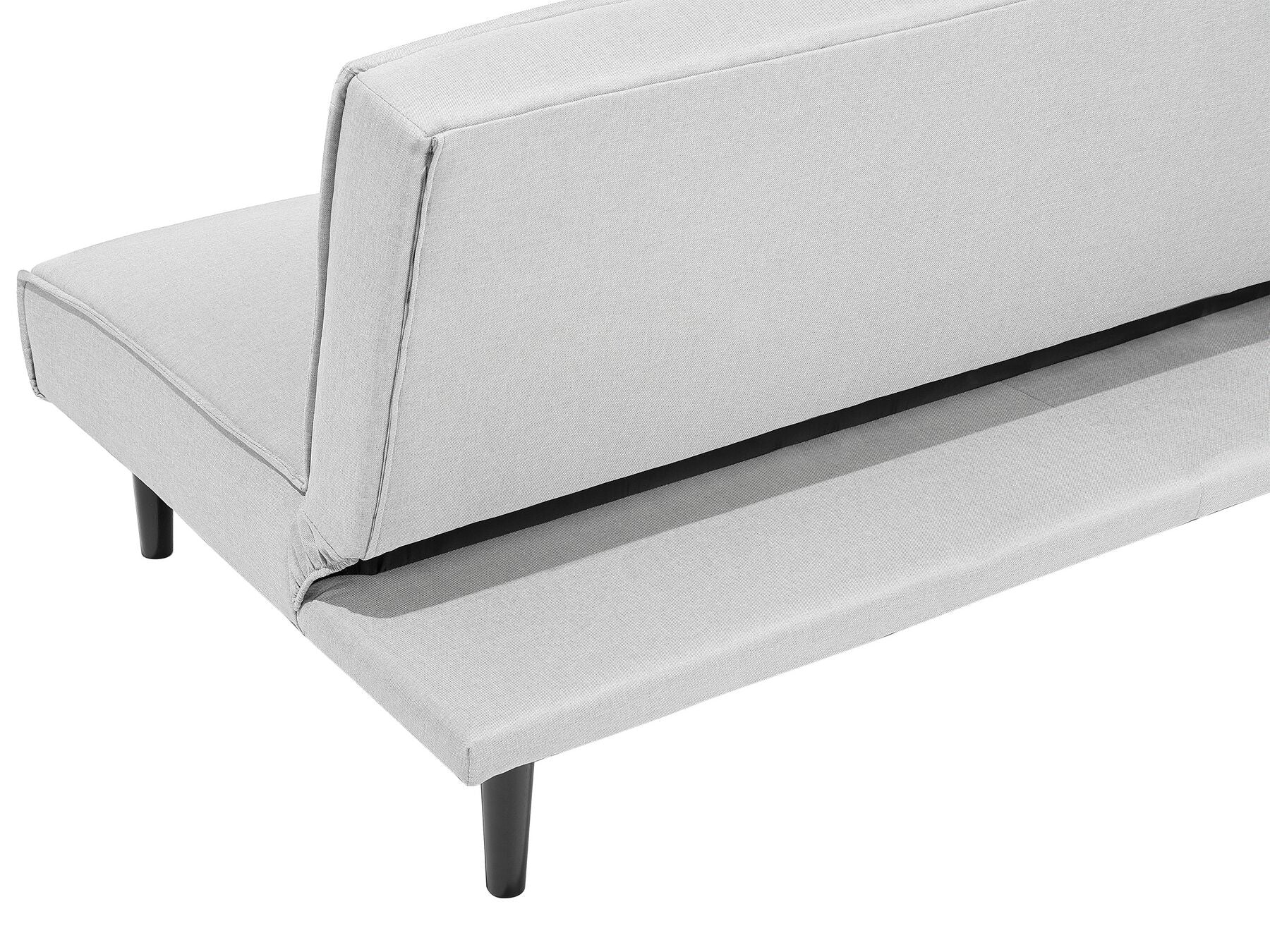 Sofa Bed VISBY Fabric Light Grey 3 Seater