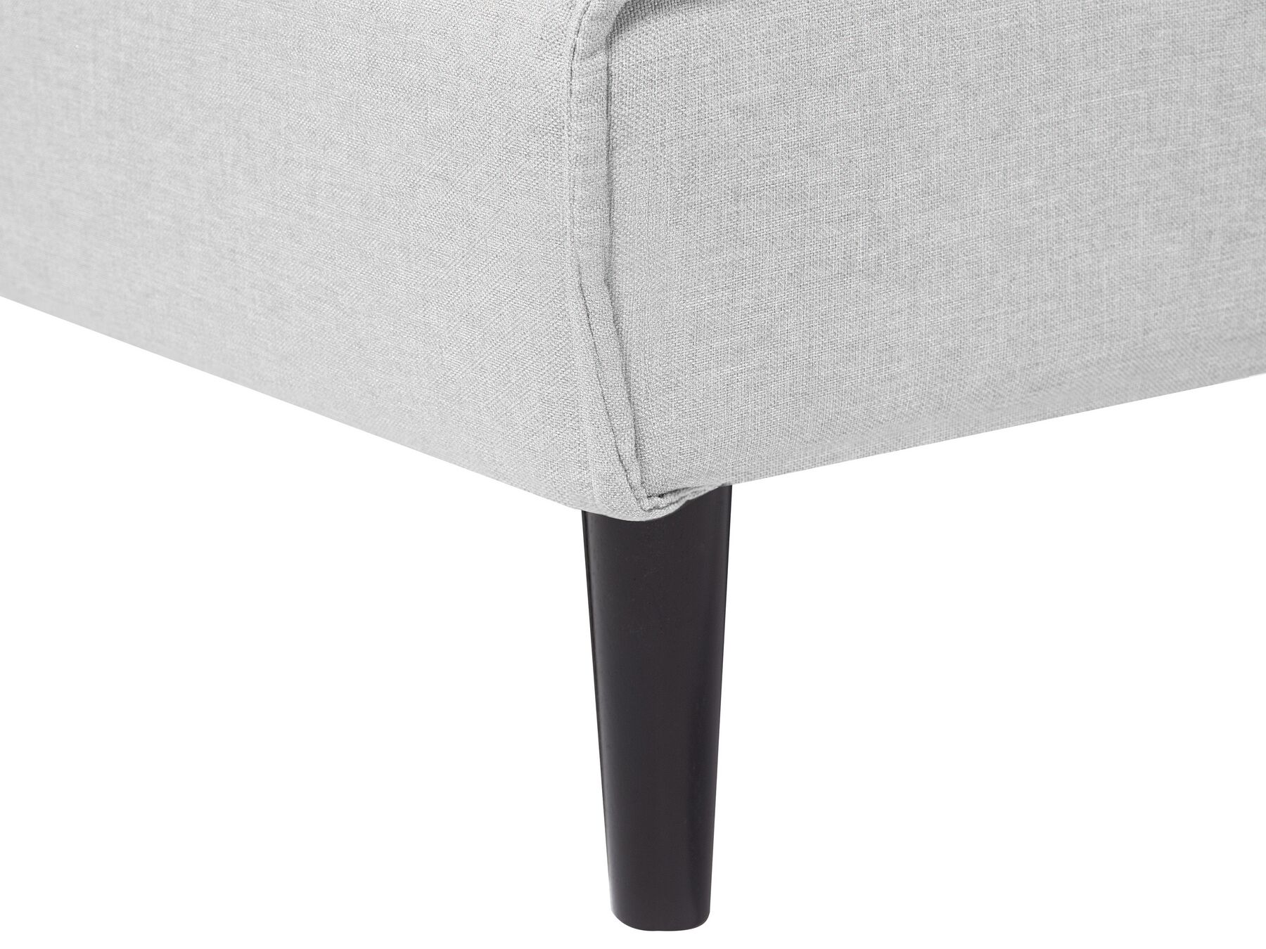 Sofa Bed VISBY Fabric Light Grey 3 Seater
