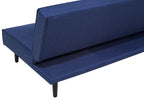 Sofa Bed VISBY Fabric Navy Blue 3 Seater