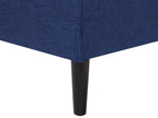 Sofa Bed VISBY Fabric Navy Blue 3 Seater