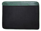 3 Seater Sofa Faux Leather Green CHESTERFIELD