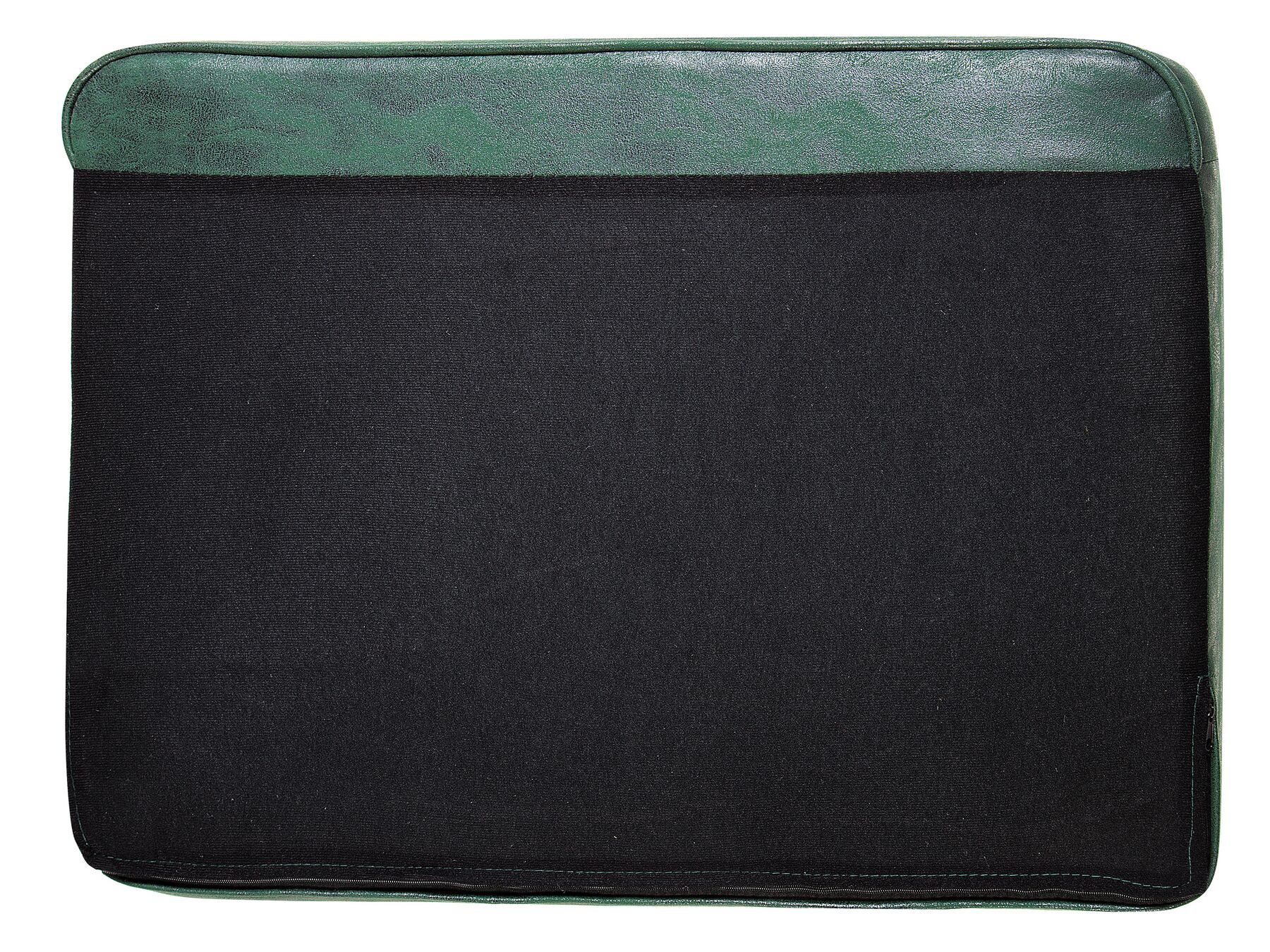 3 Seater Sofa Faux Leather Green CHESTERFIELD